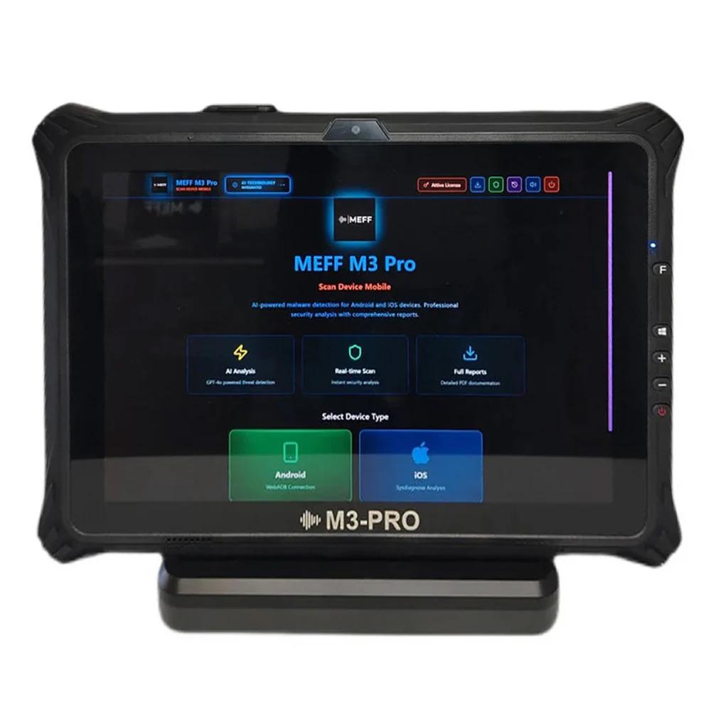 MEFF M3-PRO AI Mobile Forensic Scanner for iOS & Android | Certified Spyware & Malware Detection - Image 4